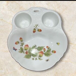 Neiman Marcus Exclusive Strawberry Dish Made In Japan ++ Read